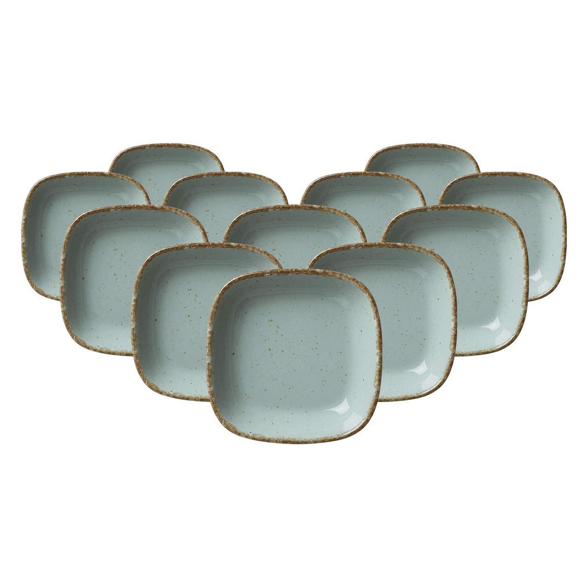 DIPSCHALEN Casa Blau ø 9 cm 12er Set - Blau, Keramik (9cm) - Ritzenhoff Breker