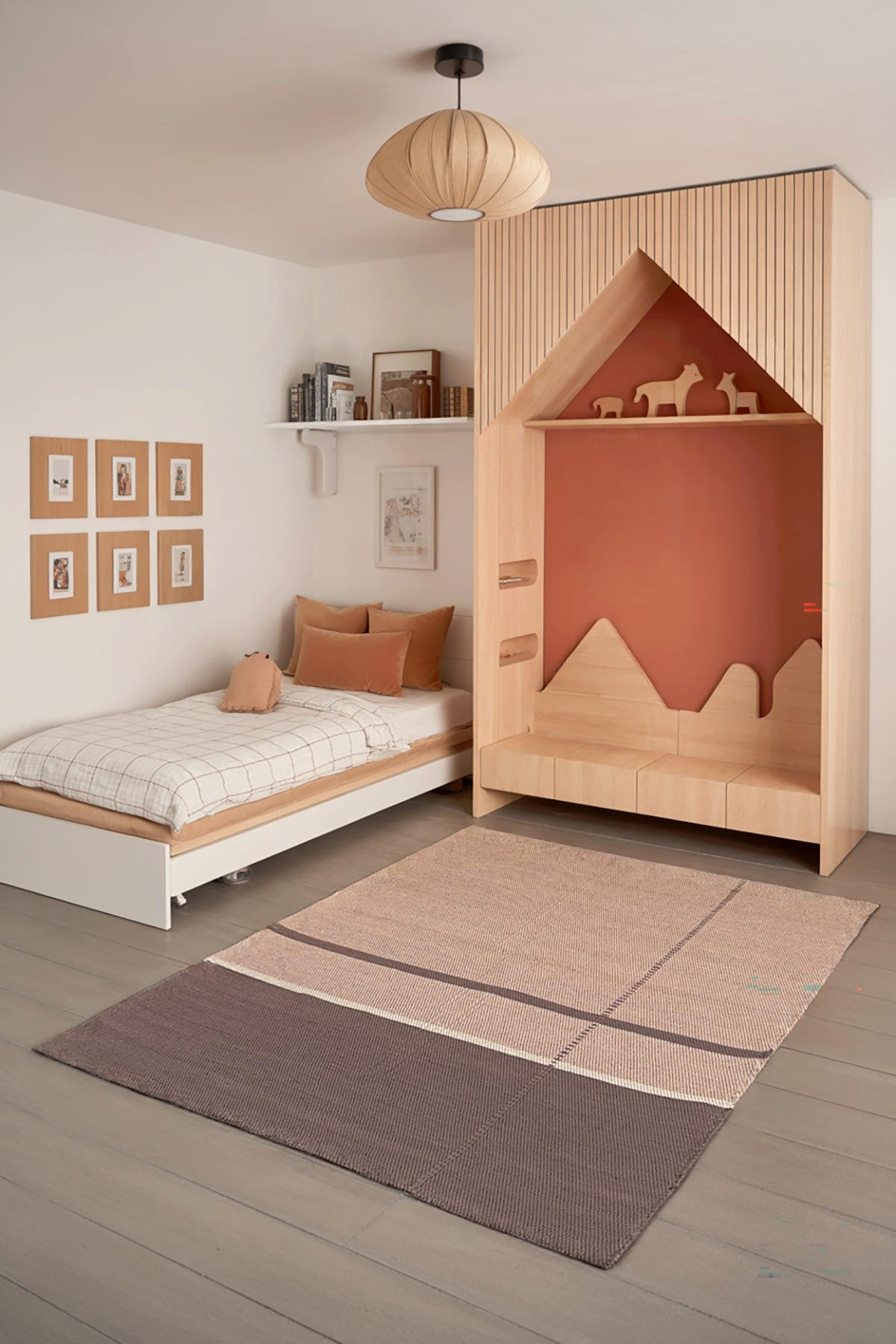 TEPPICH aus recycelten Fasern handgewebt beige - Beige, Naturmaterialien (140/200cm) - AFK Living