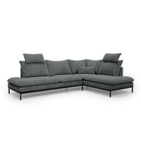 ECKSOFA Leafy Multicolor 293 cm - Multicolor, Textil (293/90/198cm) - Pillovely