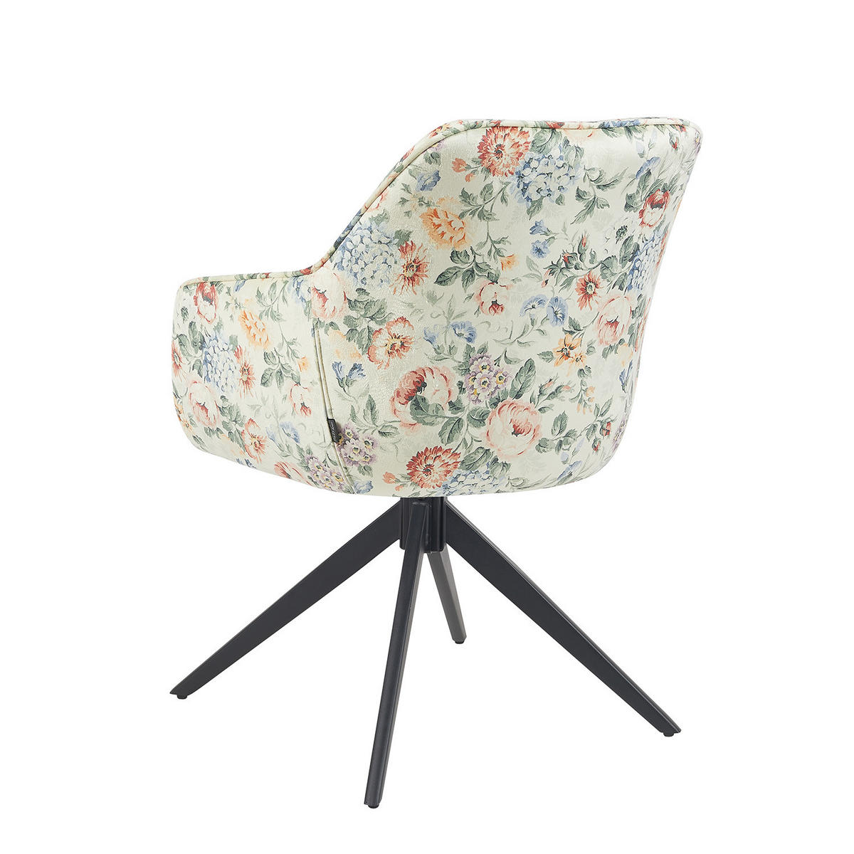 ARMLEHNSTUHL ARVIT - Multicolor/Schwarz, Textil/Metall (58/87/61cm) - B&D Home