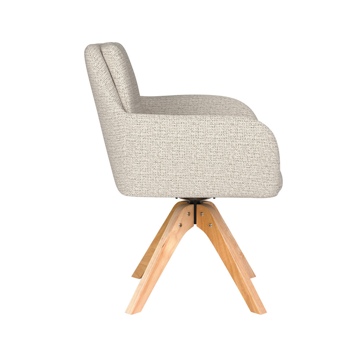 ESSZIMMERSTUHL Pete - Beige - 62/63/85 cm - Beige, Textil (63/85/62cm)