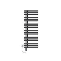 BADHEIZKÖRPER elektrisch Iron EM 500x1400 mm Anthrazit mit Heizstab 900W Digital - Anthrazit, Metall (50/140/4cm) - LuxeBath