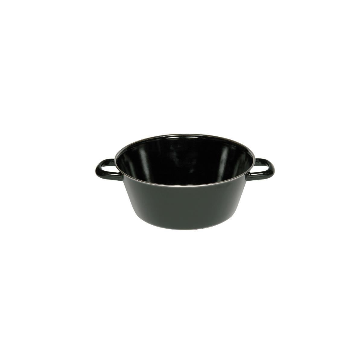 SCHMALZPFANNE 15570 - Schwarz, Metall (24cm) - Riess