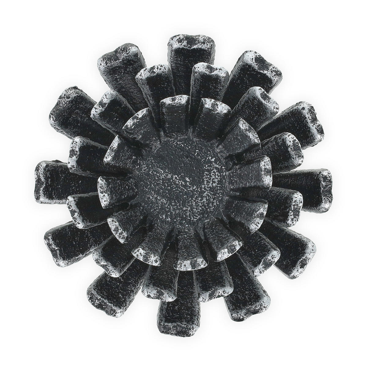 2xTEELICHTHALTER - Silberfarben, Metall (6cm) - Relaxdays