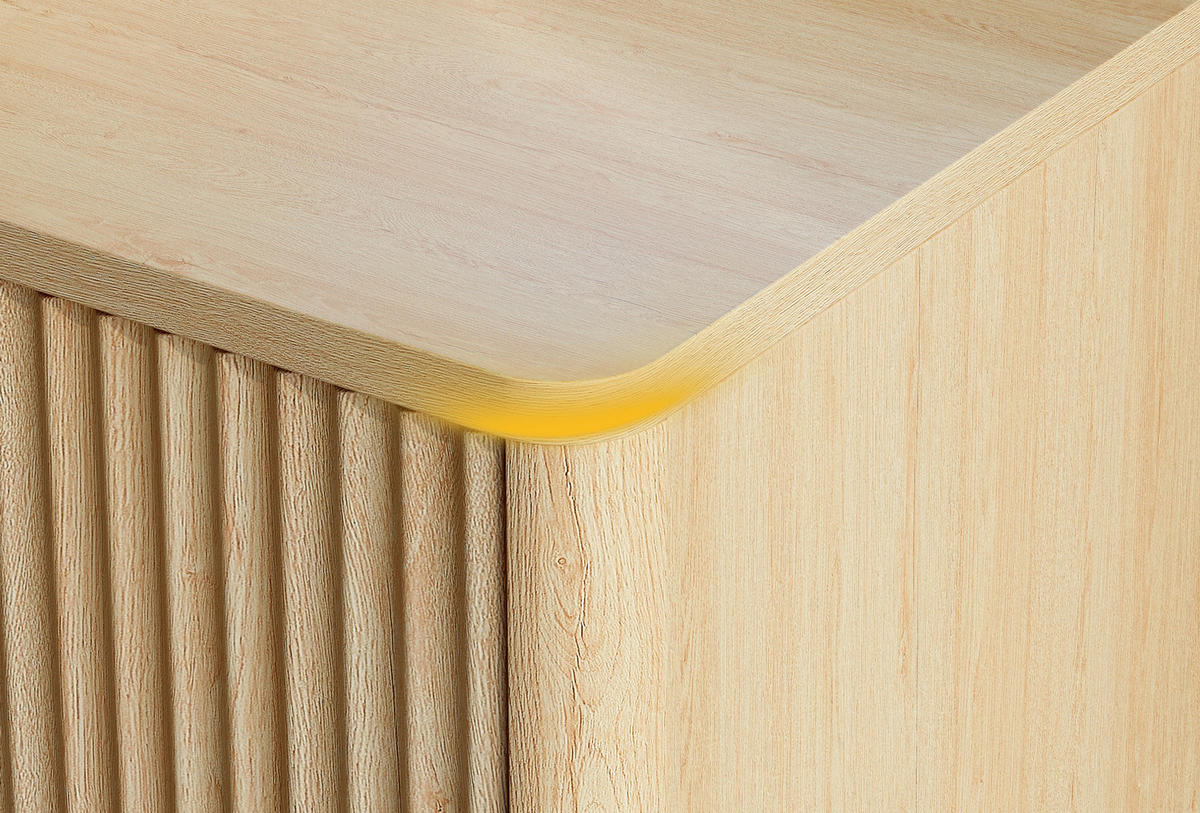 NACHTTISCH 58/64/38 cm Eiche aus MDF mit 3 Schubladen - Braun, Holzwerkstoff (58/64/38cm) - OKMYHOME