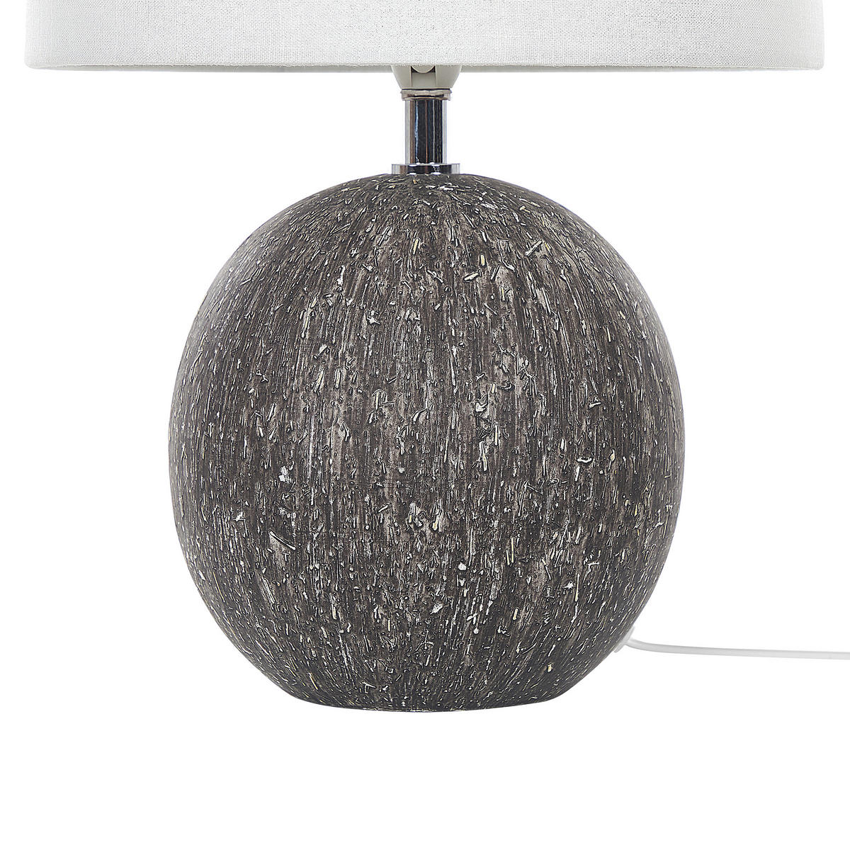 TISCHLAMPE Fonissa 27/27/39 cm - Schwarz, Keramik (27/27/39cm) - Beliani