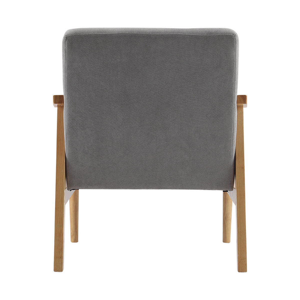 POLSTERSESSEL 74/70/81 cm Armlehnen Holzrahmen Leinen Grau - Grau, Holz/Textil (74/81/70cm) - Livingandhome