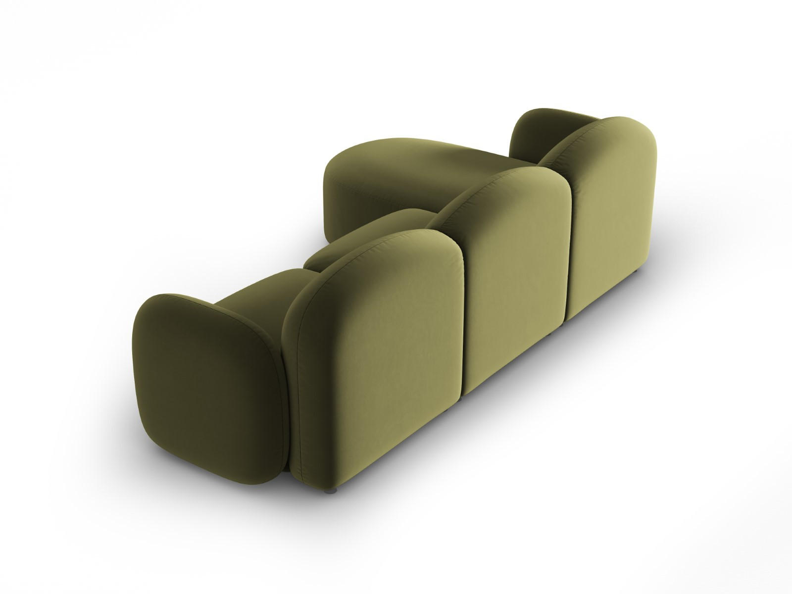 Thumbnail - Micadoni Ecksofa, Hellgrün, Textil, 4-Sitzer, L-Form, 272x155 cm, Hergestellt in Europa, Wohnzimmer, Sofas & Couches, Wo...