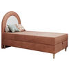 BOXBETT NEST 90/180 Rosa Velvet hydrophob - H3 - Hellrosa, Holz/Textil (90/180cm) - MKS