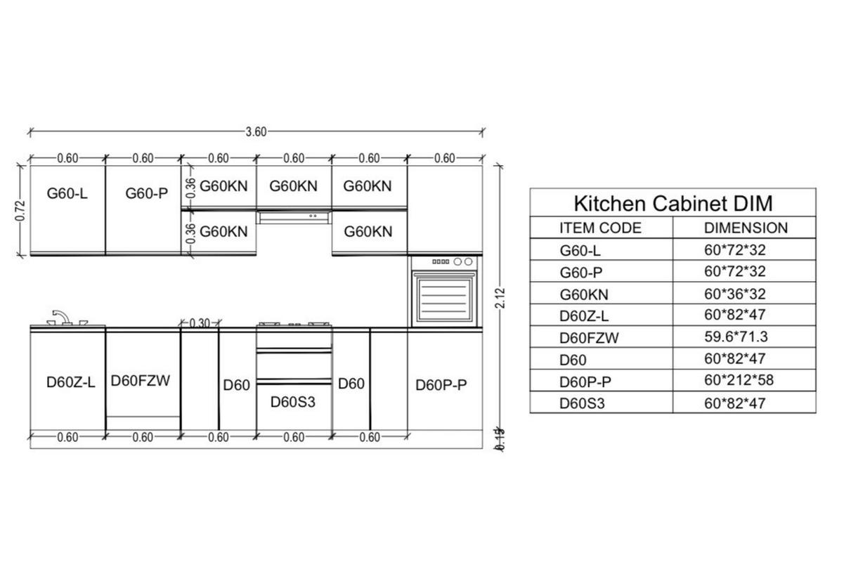KÜCHENZEILE 340 cm - Aspen KA13-M340- in Weiß/Hochglanz - Weiß Hochglanz, Holz (340/212/58cm)