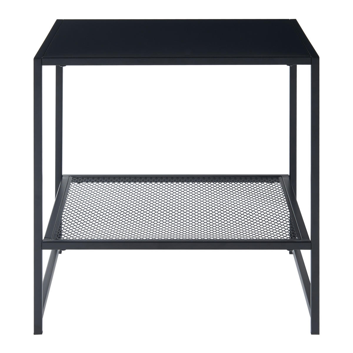 BEISTELLTISCH Ruokolahti - Schwarz, Metall (51/51/51cm) - [en.casa]