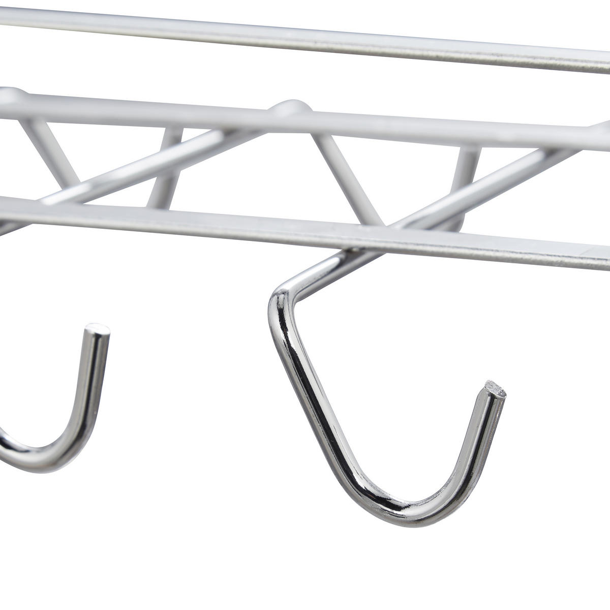 TASSENHALTER - Silberfarben, Metall (14/6/28cm) - Relaxdays