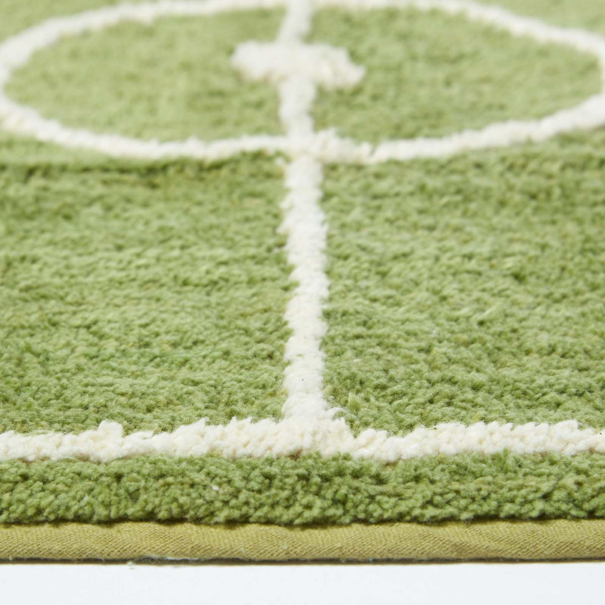 KINDERTEPPICH Fußballfeld, Baumwolle 60/100 cm - Grün, Textil (60/100cm) - Homescapes