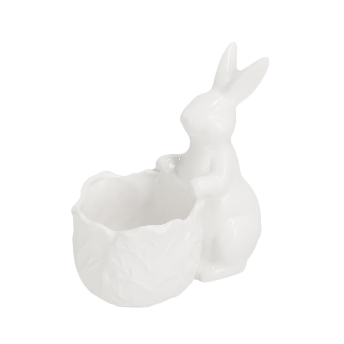 BLUMENTOPF Kabsi - Weiß, Keramik (18cm) - home&you