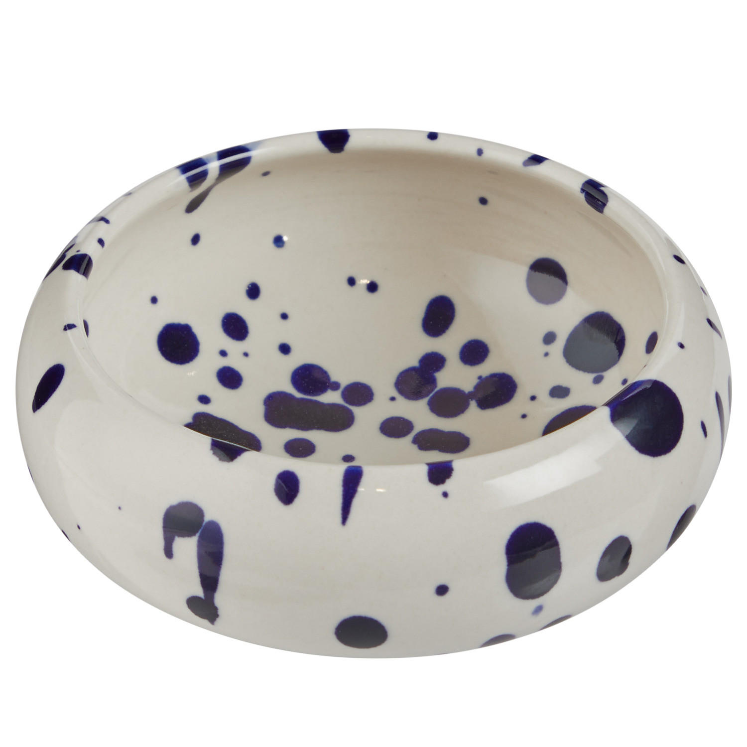 DIPSCHALE Boogy Splash 7cm - Dunkelblau, Keramik (9/9/3.5cm) - Butlers