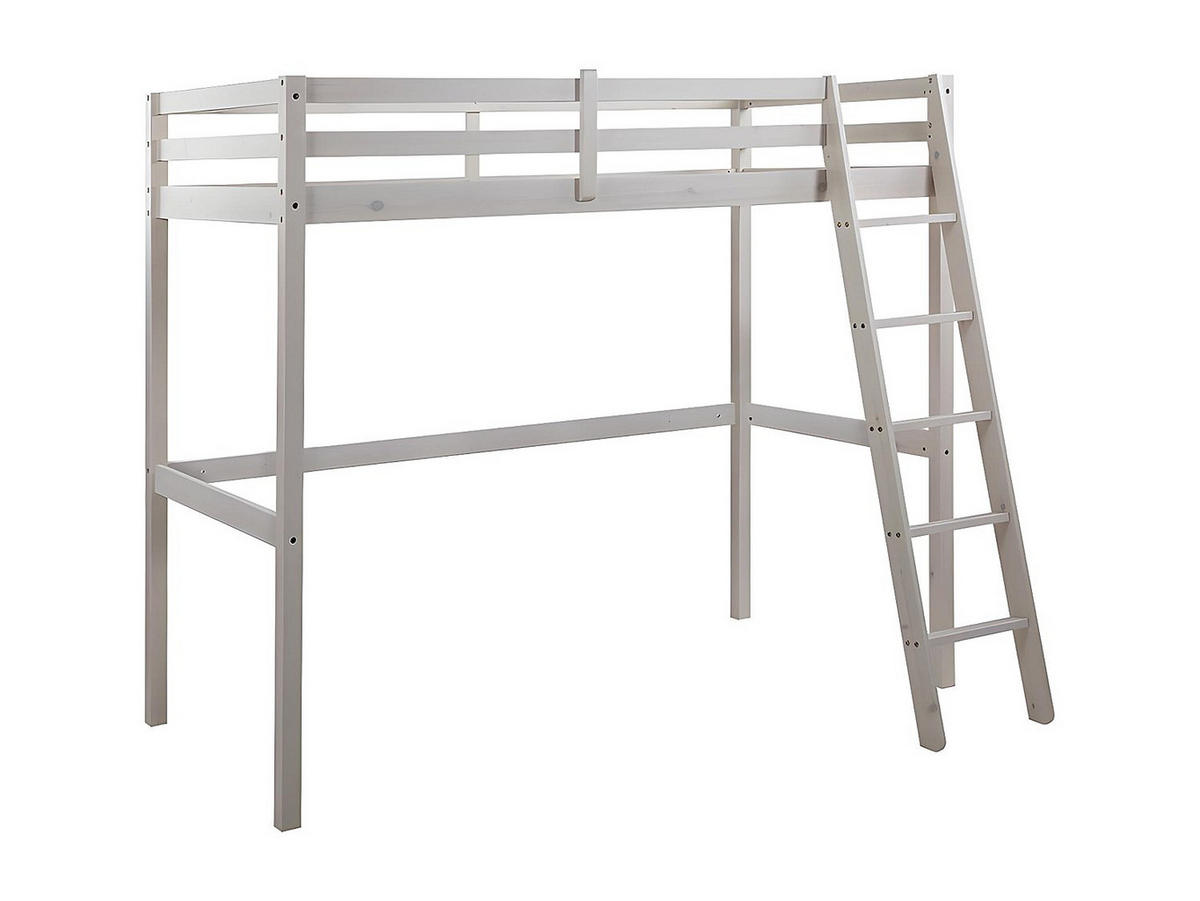 HOCHBETT - 1 -Sitzer - Kiefer - weiß - GEDEON - Weiß, Holz (140/198cm) - Vente-Unique