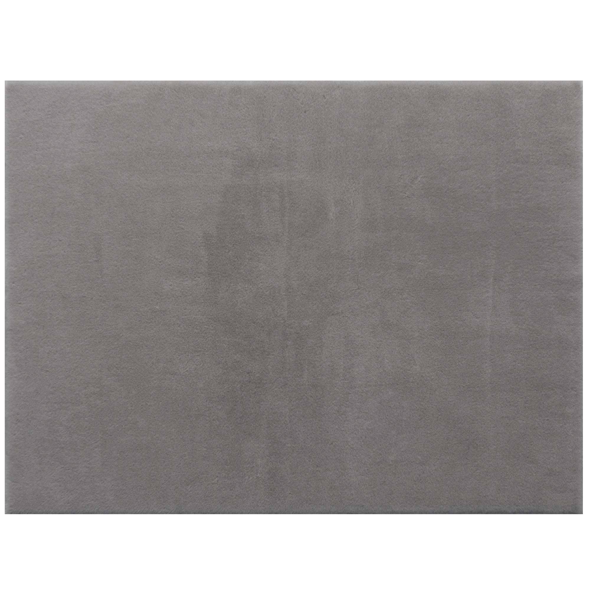 TEPPICH DE-14308 Langflor, maschinenwaschbar, rutschfest Hellgrau - Hellgrau, Textil (120/160cm) - ComfortXL