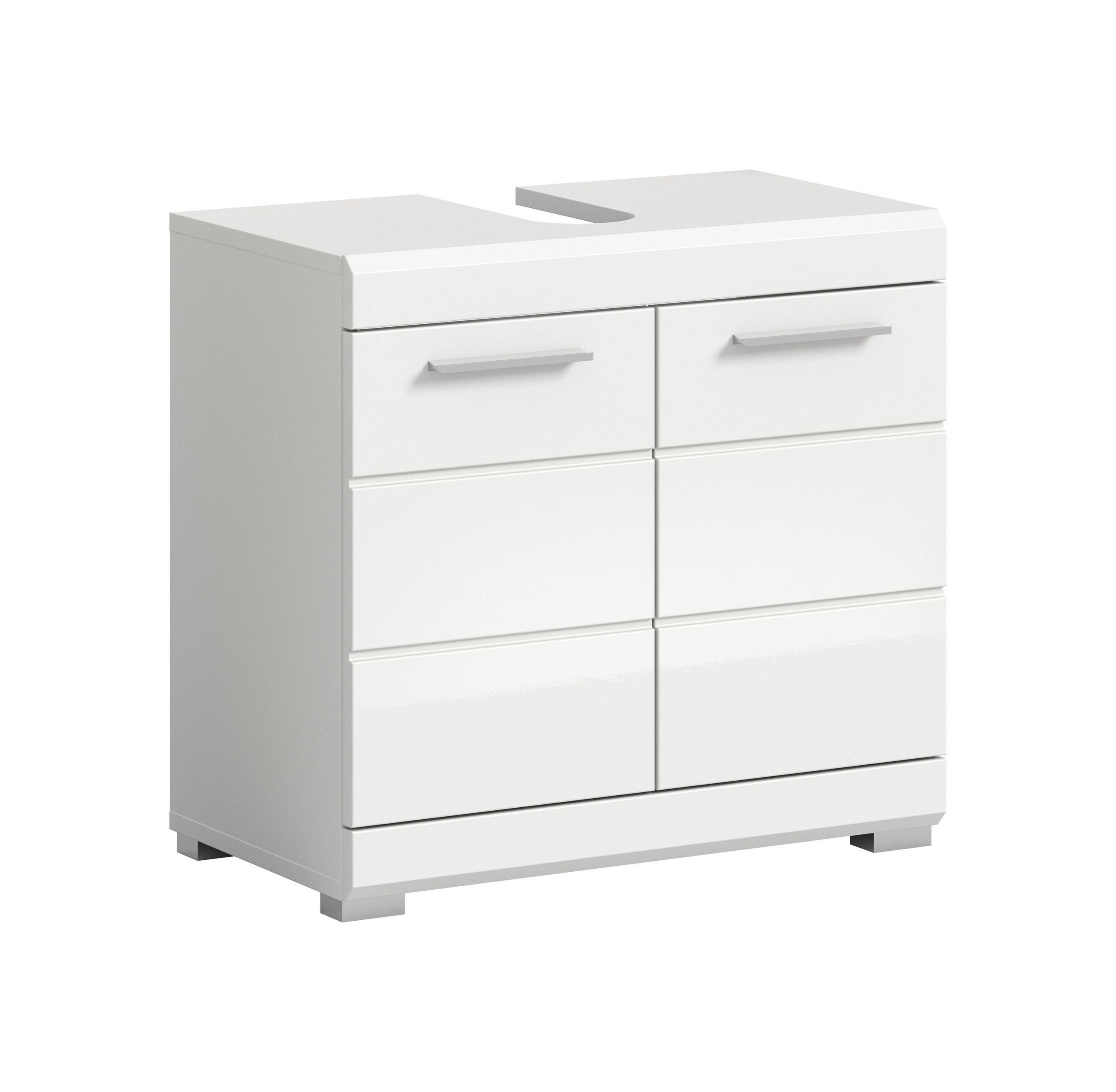 Homes & Jones Waschbeckenunterschrank Weiß 60x56x34 cm