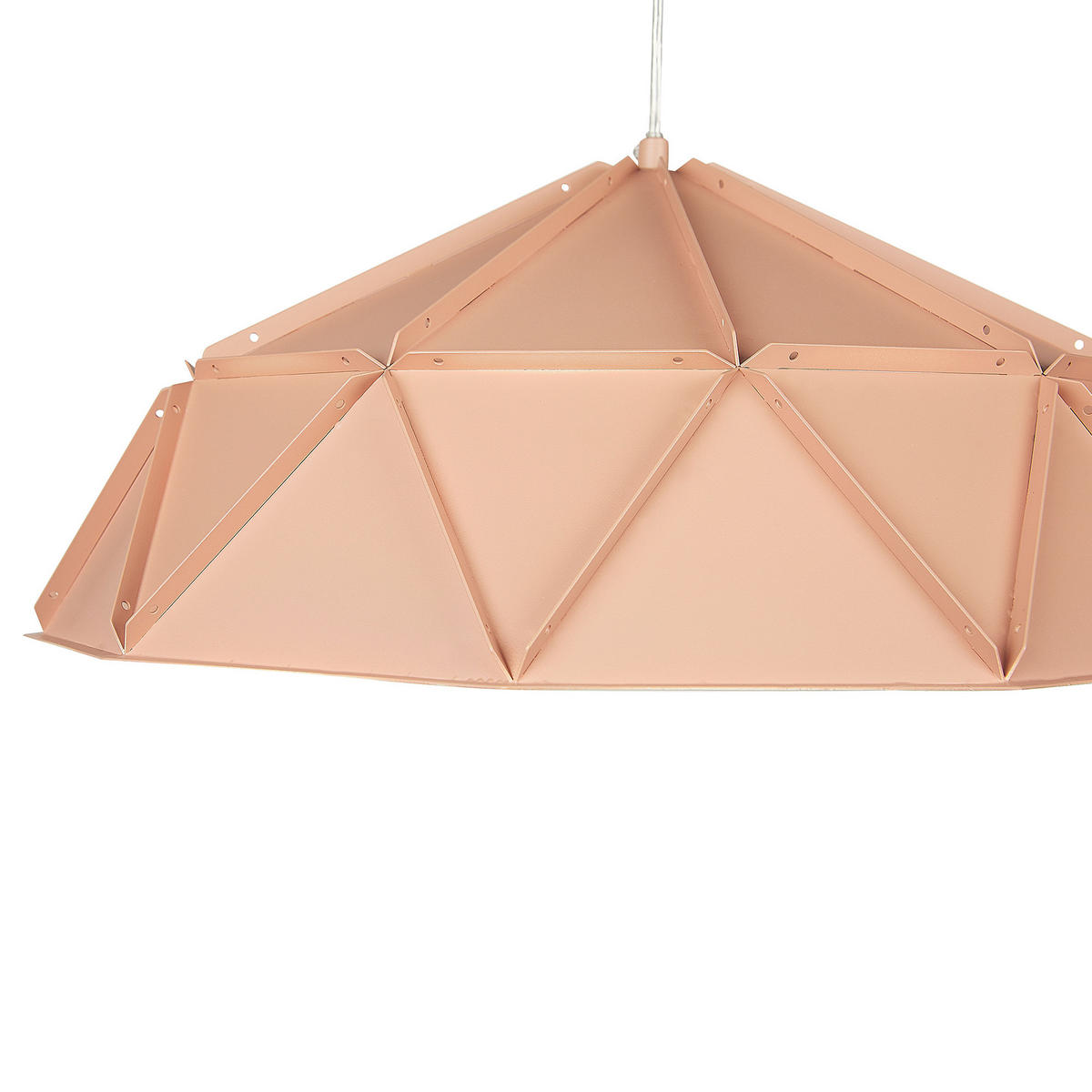 HÄNGELEUCHTE Senia 45/45/120 cm - Pink, Metall (45/45/120cm) - Beliani