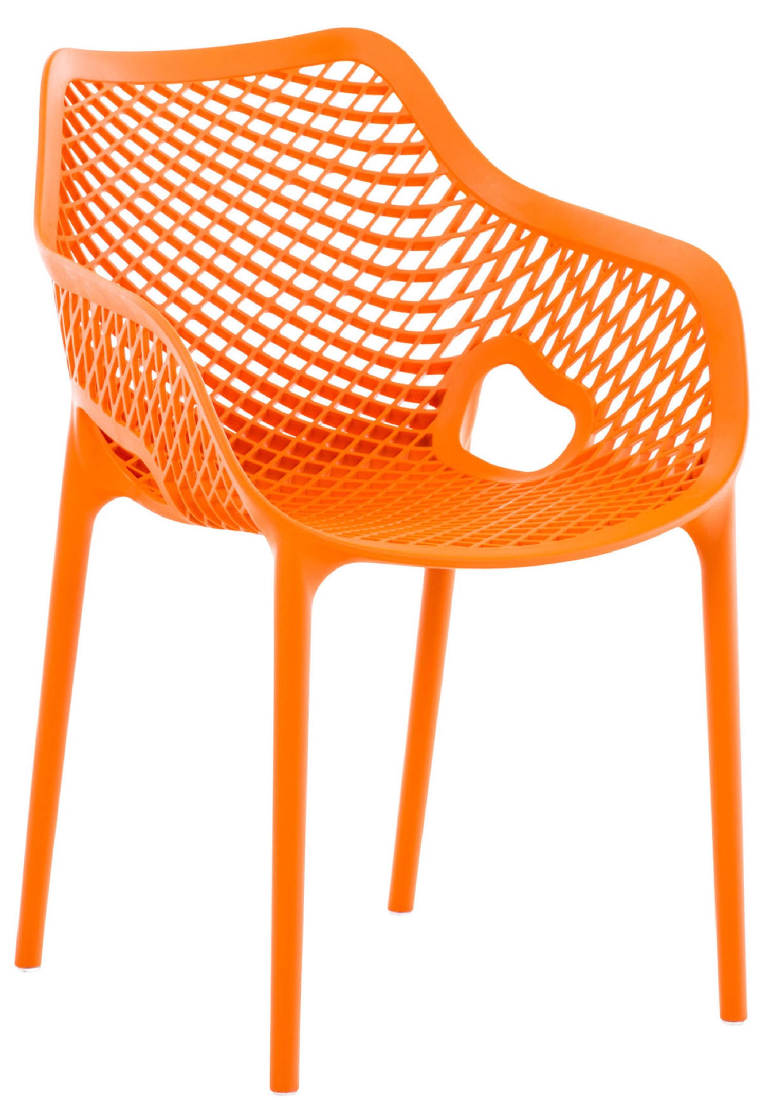 GARTENSTUHL Aero XL orange - Orange, Kunststoff (57/60/81cm) - TPFGarden