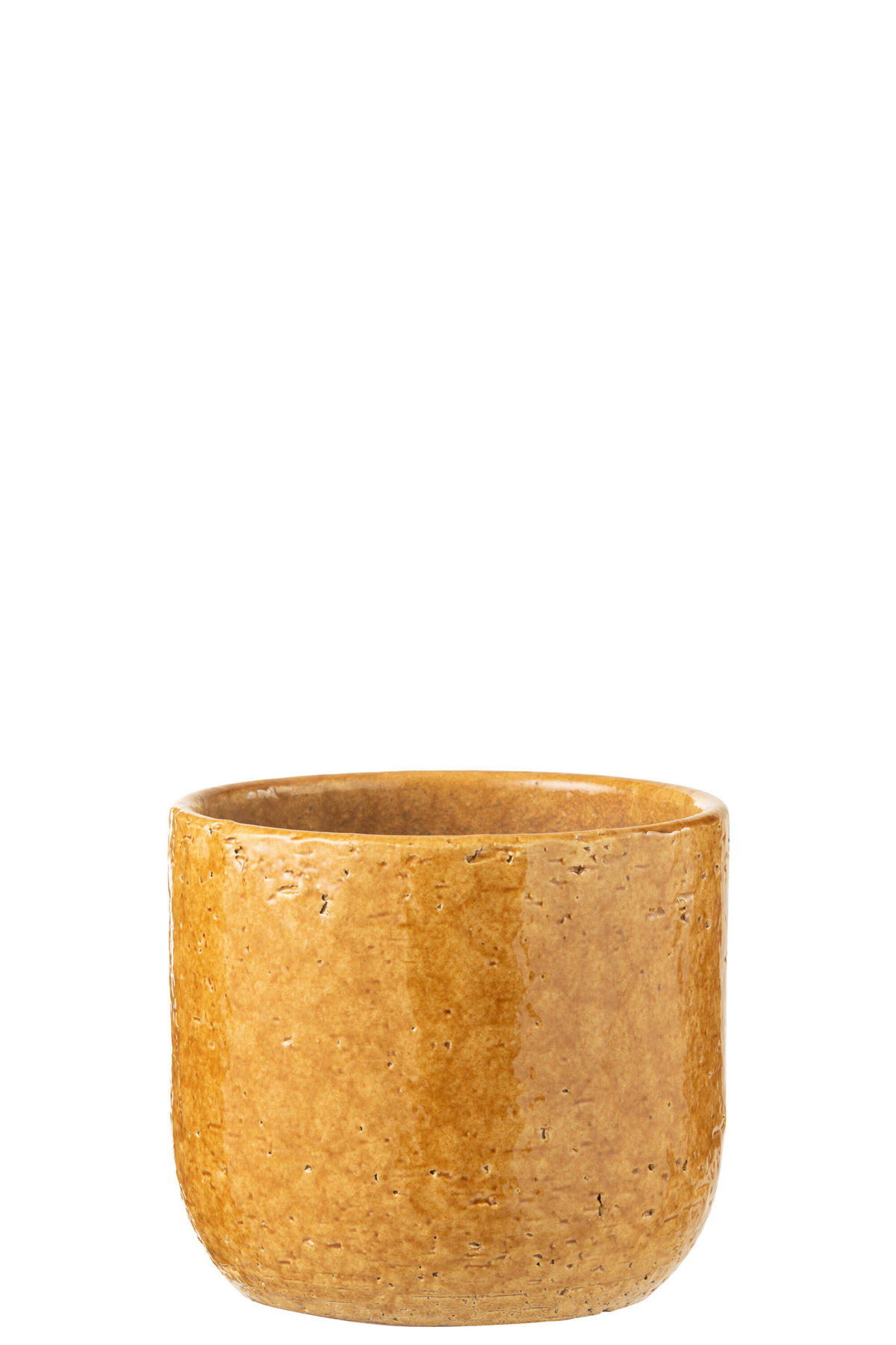 BLUMENTOPF LEO - Töpferei - Gelb - L - Ø 20 cm - Gelb, Keramik (20/17cm) - J-Line