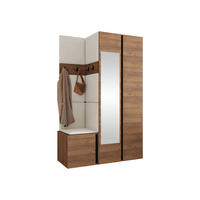 MOBILIER PENTRU HOL Orion XXVI - bej/culoare lemn de nuc, material plastic/compozit lemnos (116/186/46cm) - MIRJAN24