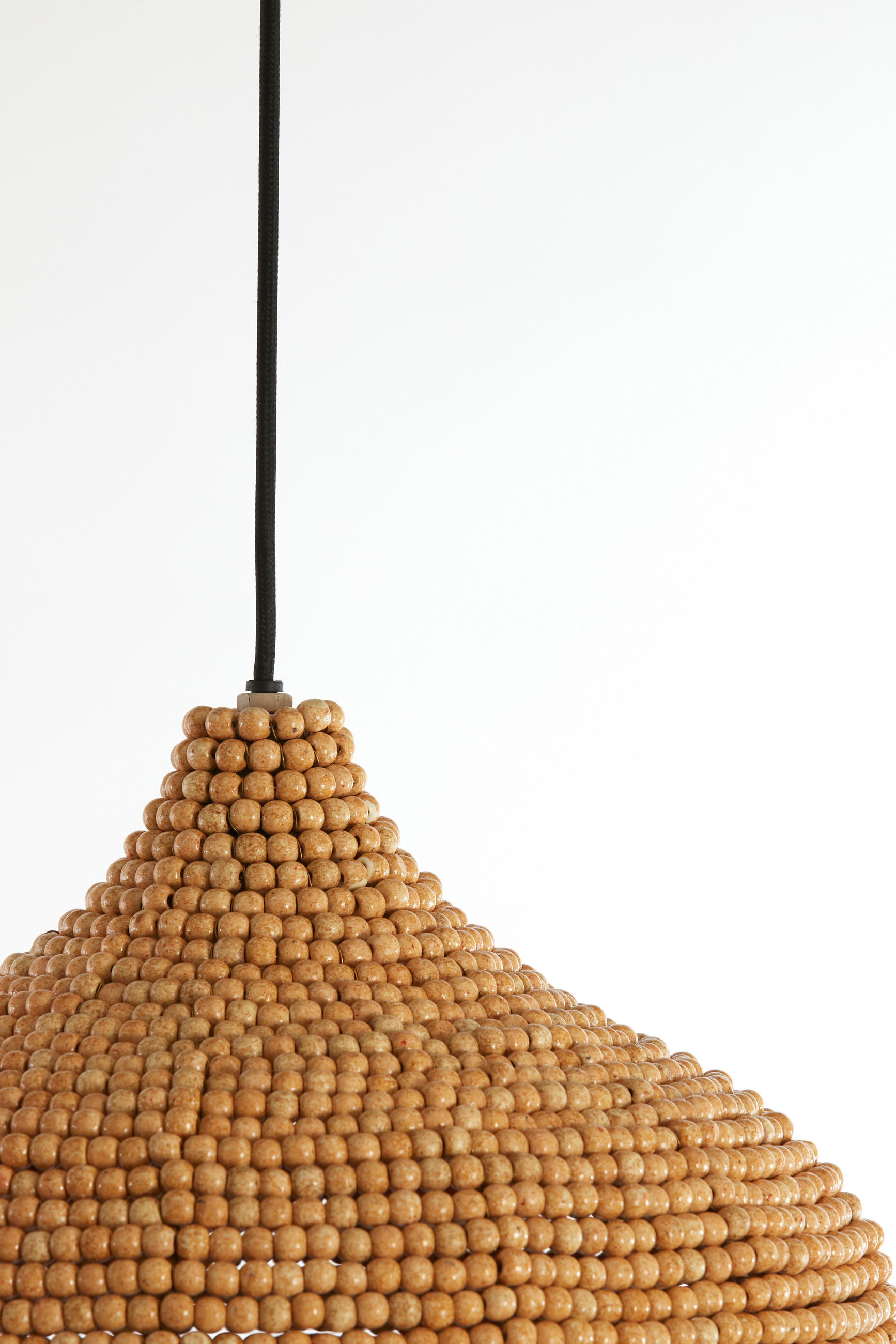 HÄNGELAMPE Kalenga Braun Ø36/41 cm - Hellbraun, Metall (36/36/41cm) - Light & Living