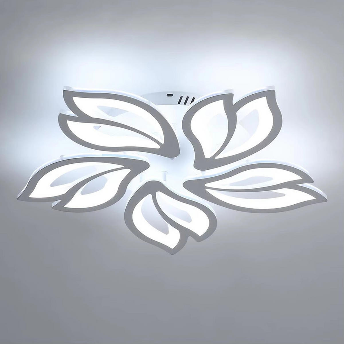 LED-DECKENLEUCHTE 58/8 cm - Weiß, Kunststoff (58/58/8cm) - Coonoor
