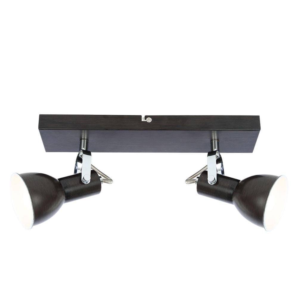 DECKENLEUCHTE XENIA Braun beweglicher Spot - Braun, Metall (32/12.5/14cm) - Globo Lighting