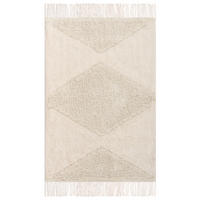 DĚTSKÝ KOBEREC Světle béžový 60/90 cm Bavlna Khonoma - béžová, textil (60/90cm) - Beliani