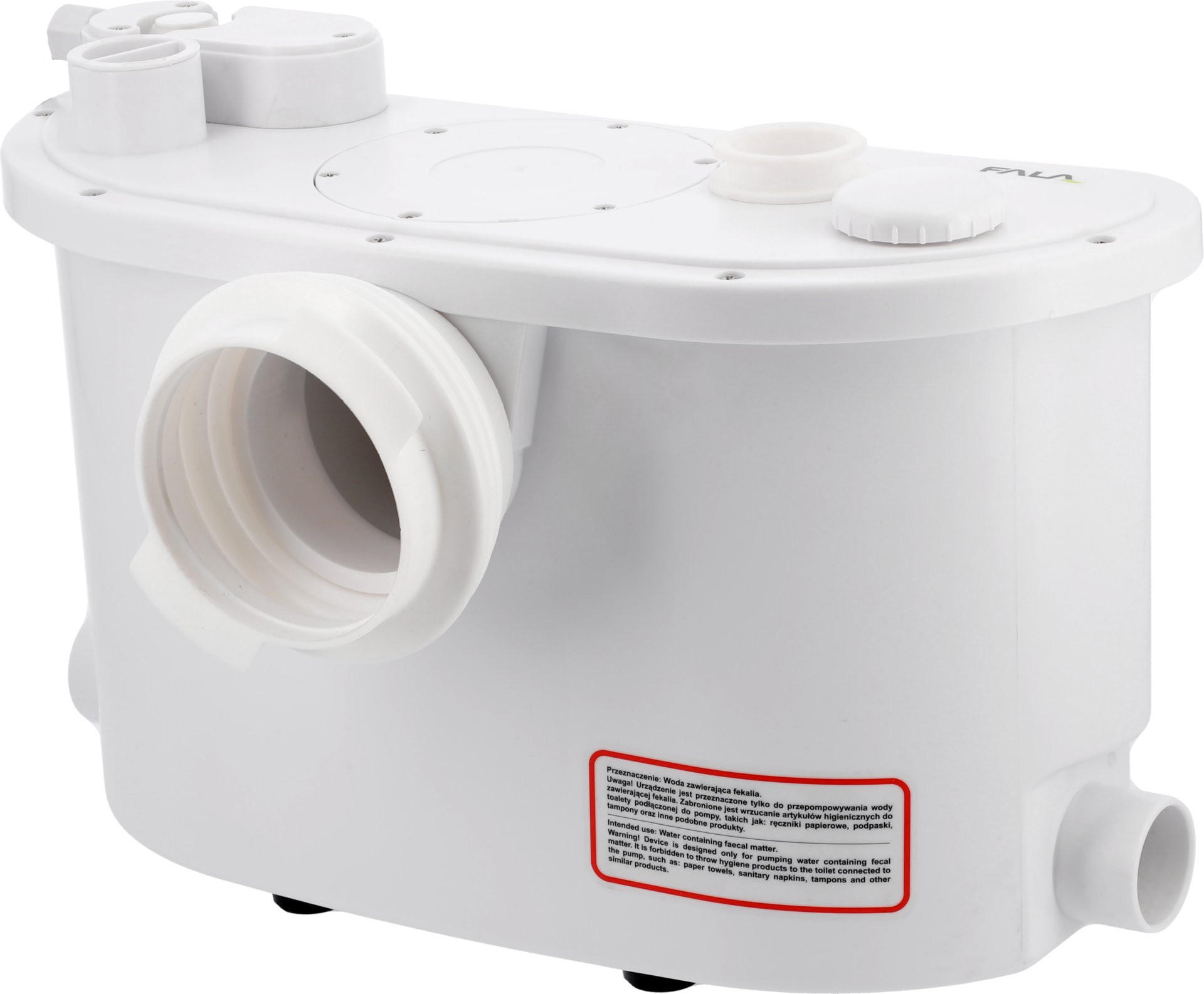 WC HEBEANLAGE Fäkalienpumpe, Dusche Waschbecken mit Zerkleinerer 400W - Weiß, Kunststoff (40/28/20cm) - TRIZERATOP