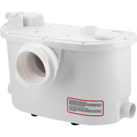 WC HEBEANLAGE Fäkalienpumpe, Dusche Waschbecken mit Zerkleinerer 400W - Weiß, Kunststoff (40/28/20cm) - TRIZERATOP