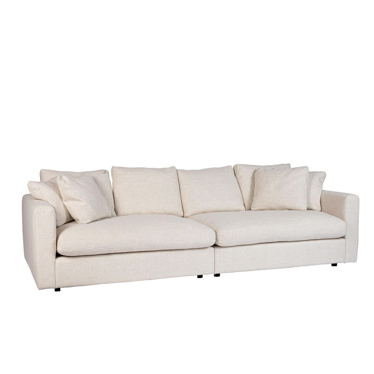 SOFA 3-SITZER Sense Crème - Beige/Creme, Textil (266/85/113cm) - Zuiver