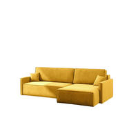 ECKSOFA Louis Salvador - Gelb, Holzwerkstoff/Textil (250/142cm) - Fun Möbel