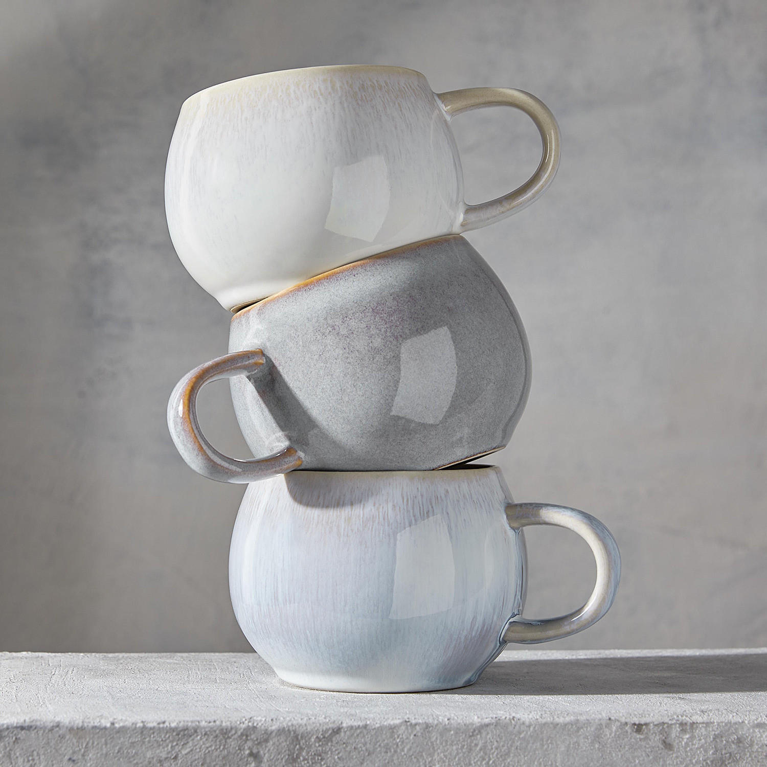 TASSE (4er Set) Cottage - Hellblau, Keramik (0.35L) - BUTLERS