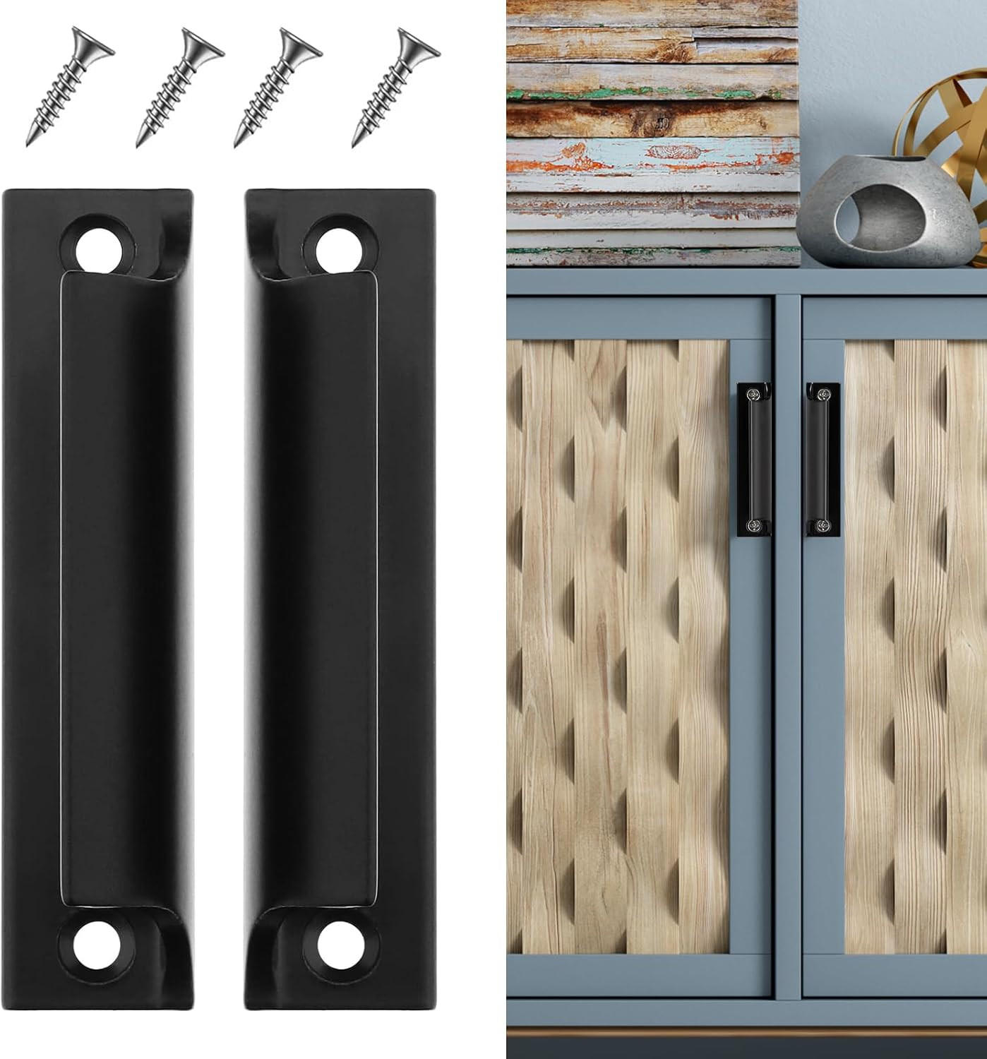 MÖBELGRIFF Schwarz 2er-Set 90 mm - Schwarz, Metall (2/2/9cm)