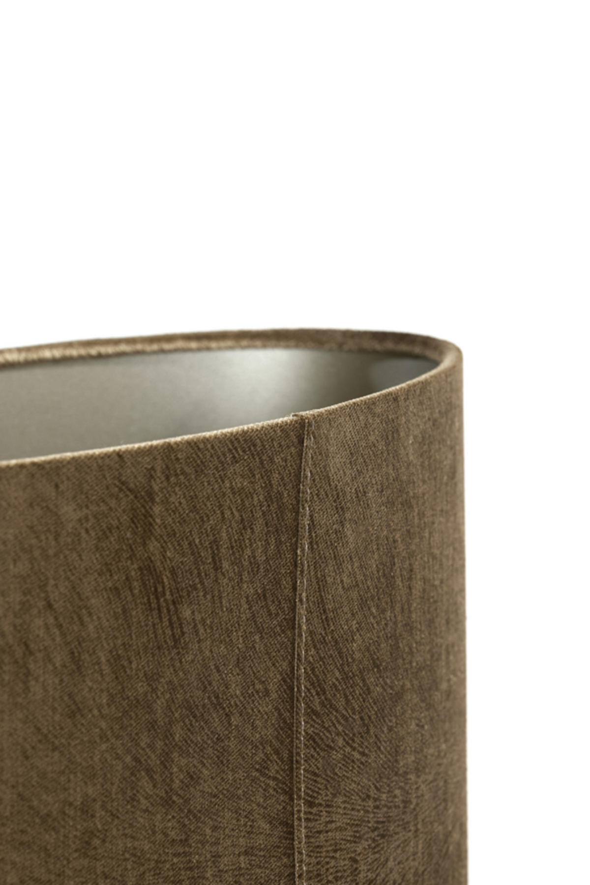 LAMPENSCHIRM Lubis Braun 45/21/22 cm - Braun, Textil (45/21/22cm) - Light & Living