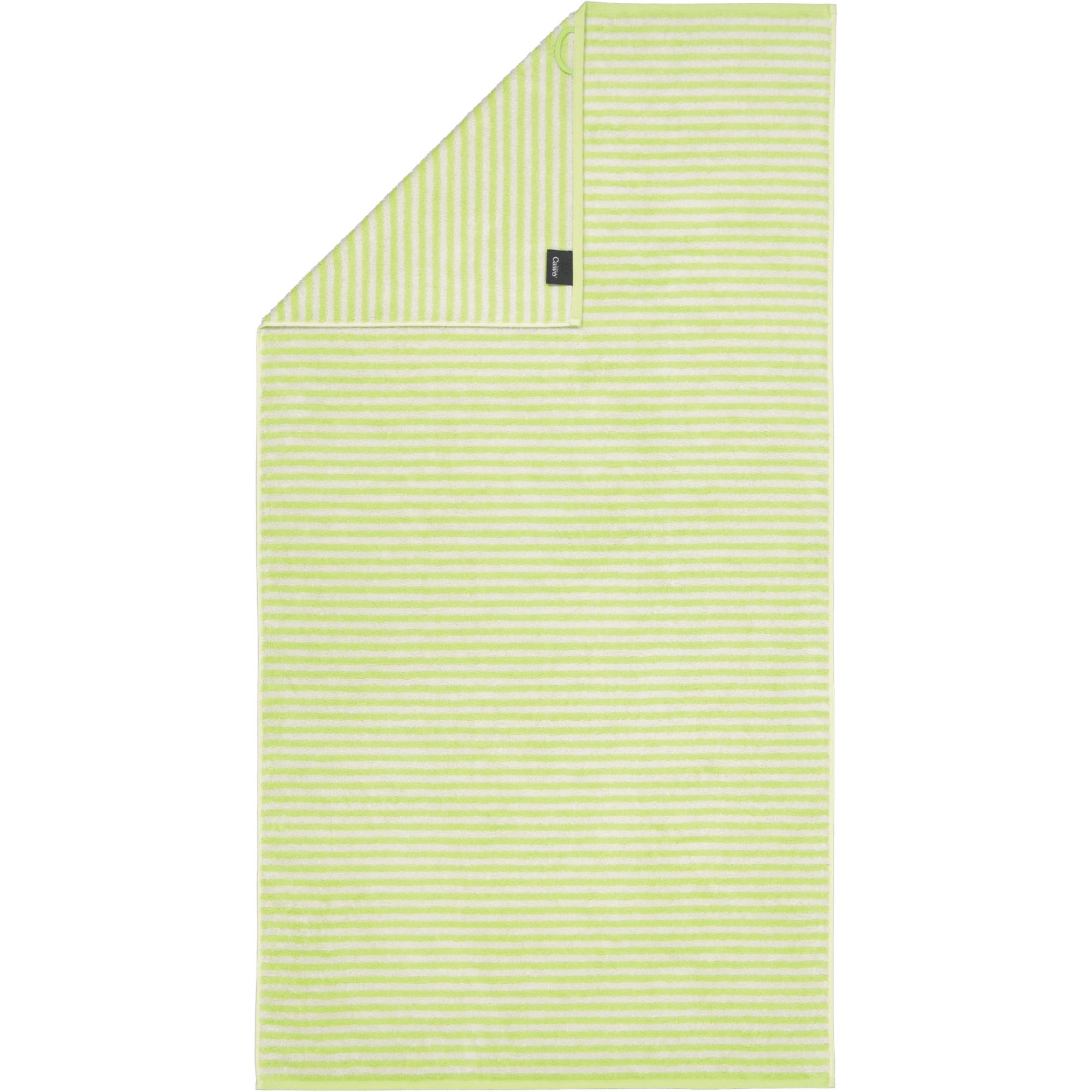 DUSCHTUCH CAMPUS RINGEL 955 PISTAZIE - 44 - Grün, Textil (70/140cm) - Cawoe