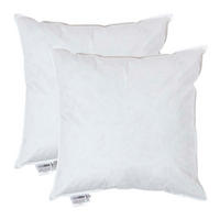 FÜLLKISSEN 2er-Set, Federkissen 50/50 cm - Weiß, Textil (50/50cm) - Homescapes