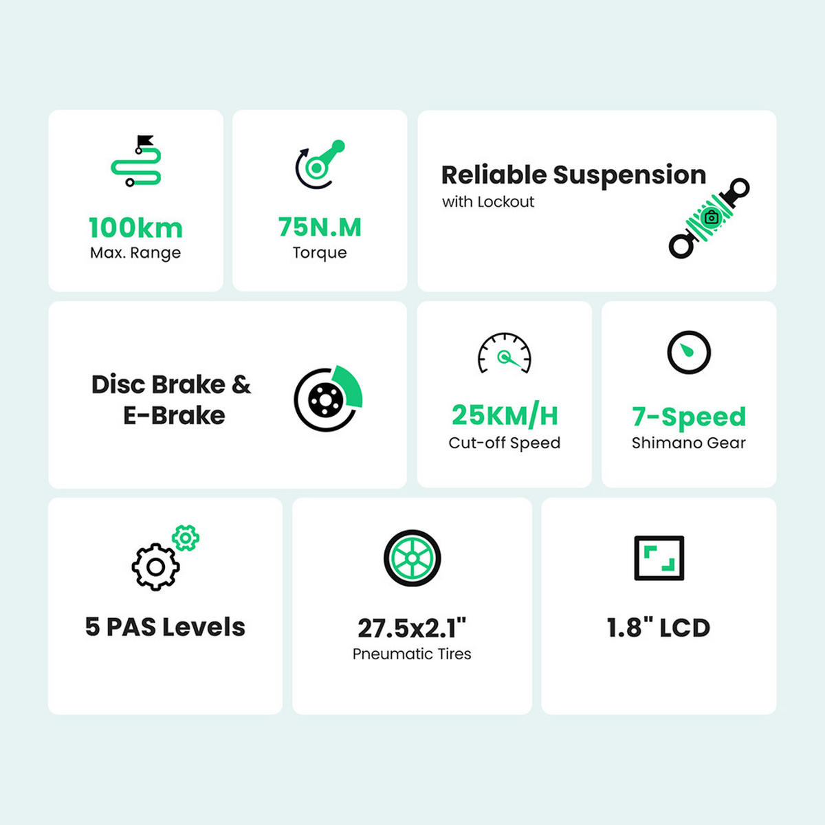 E-BIKE Touroll J1 ST – Hochleistungsmotor, 100 km Reichweite & StVZO-zertifizierte Beleuchtung - Graphitfarben, Metall (25cm)