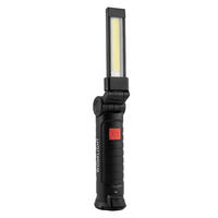 ARBEITSLAMPE, LED Werkstattlampe mit Magnetbasis und Akku - Schwarz, Kunststoff (2/19/19cm) - KRUMAD
