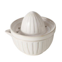 ZITRONENPRESSE Keramik Evyna 250 ml - Weiß, Keramik (11.3/10.5/11.3cm) - Boltze Home
