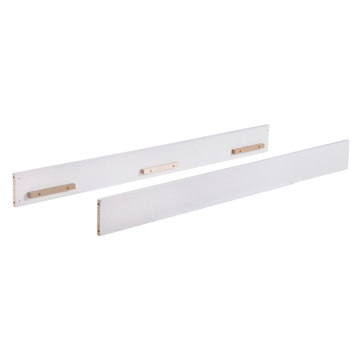 KOMPLETTBETTSETT Olaf 70 x 140 cm - Weiß, Holzwerkstoff (76/82/142.5cm) - Roba