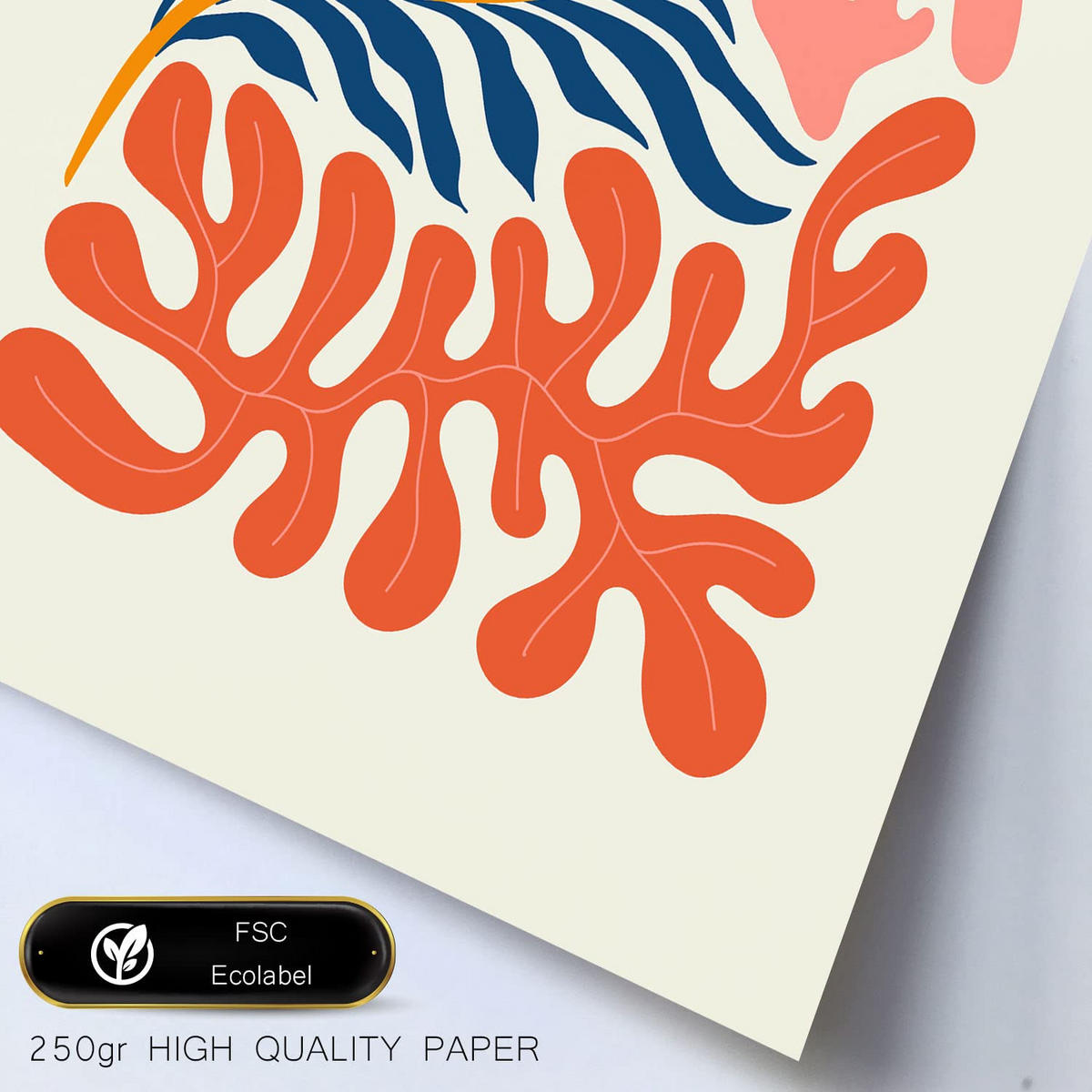 POSTER Set Mit 6 Minimalistischen In Pastellfarben Süßes Zuhause Drucke Von Landschaften Und Natur Für Innenarchitektur A3 & A4 Schwarzer Rahmen - Schwarz, Papier (29/3cm) - Nacnic