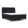 BOXBETT Lunaro 140/200 cm Anthrazit im Modesto Stoff - Anthrazit/Schwarz, Holz/Holzwerkstoff (140/200cm) - AltaBeds