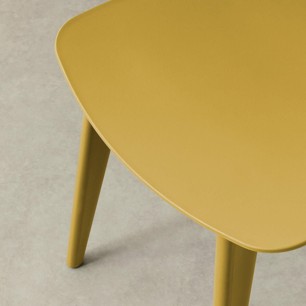 STUHL Helm Senf 43 cm x 82.5 cm - Dunkelgelb, Kunststoff (43/82/51cm) - Kenay Home