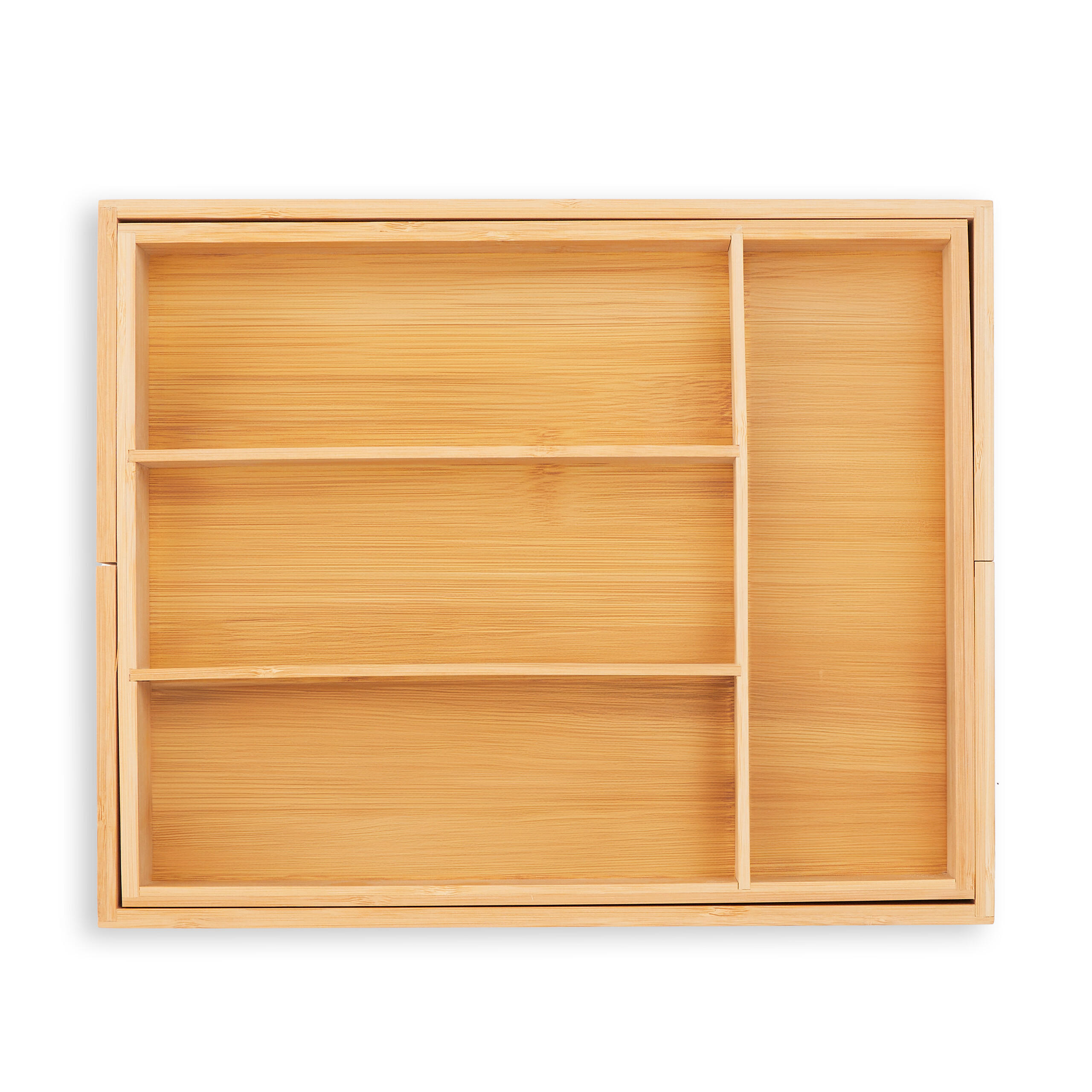 BESTECKKASTEN - Hellbraun, Holz/Holzwerkstoff (29/5/35.5cm) - Relaxdays