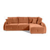 ECKSOFA Pataya Kupfer, mit Schlaffunktion - Kupferfarben, Textil (291/172cm) - Bettso