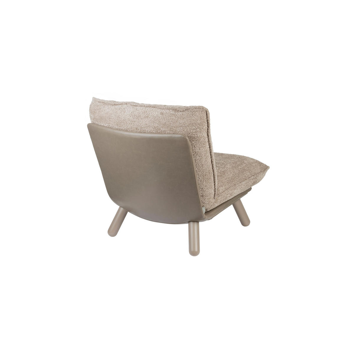 SESSEL Lazy Sack Beige - Beige/Grau, Holz (75/81/94cm) - Zuiver