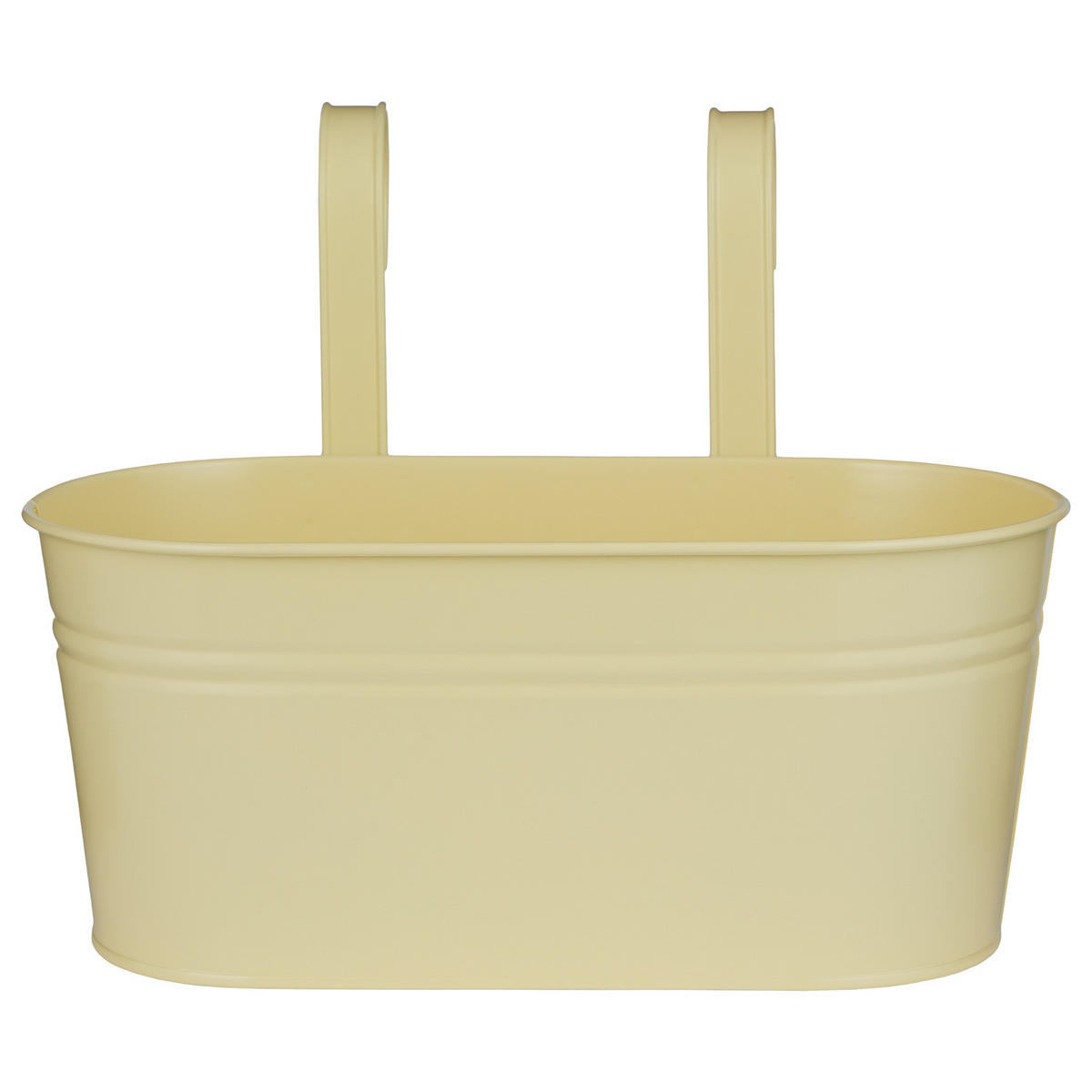 HÄNGEKASTEN Zinc 33cm - Gelb, Metall (14cm) - Butlers